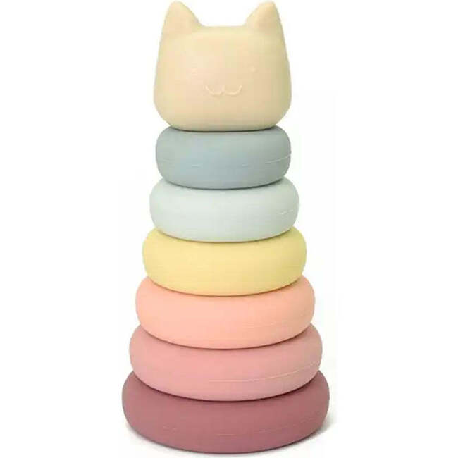 Lucy's Room Silicone Stacking Cats Play Set Yellow/Multi