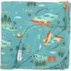 Jump in the Lake Luxury Bamboo Blanket Blue/Multi - Blankets - 3