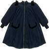 Go All Out Coat, In The Navy Blue - Coats - 1 - thumbnail