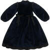 Bow Bells Dress, In The Navy Blue - Dresses - 1 - thumbnail