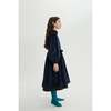 Bow Bells Dress, In The Navy Blue - Dresses - 4