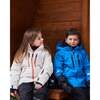 Hooded 2-Piece Technical Snowsuit, Royal Blue & Black - Snowsuits - 2