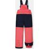 Unicorn Print Detachable Hood 2-Piece Snowsuit, Navy & Coral - Snowsuits - 6