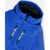 Hooded One-Piece Technical Snowsuit, Royal Blue - Snowsuits - 4