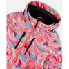 Marble Print Hooded 2-Piece Technical Snowsuit, Multicolors & Black - Snowsuits - 6