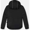 Detachable Hood 2-Piece Snowsuit, Black & Spice - Snowsuits - 4