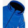 Detachable Hood 2-Piece Snowsuit, Royal Blue & Black - Snowsuits - 7