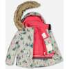 Deers Print Detachable Hood 2-Piece Snowsuit, Candy Pink - Snowsuits - 5