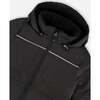 Detachable Hood 2-Piece Snowsuit, Black & Spice - Snowsuits - 7