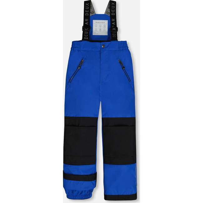 Detachable Hood 2-Piece Snowsuit, Royal Blue - Snowsuits - 6