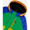 Color-Block Detachable Hood 2-Piece Snowsuit, Royal Blue & Multicolors - Snowsuits - 7