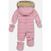 Baby Hooded One-Piece Snowsuit, Orchid - Snowsuits - 3