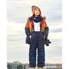 Color-Block Detachable Hood 2-Piece Snowsuit, Burnt Orange & Multicolors - Snowsuits - 2