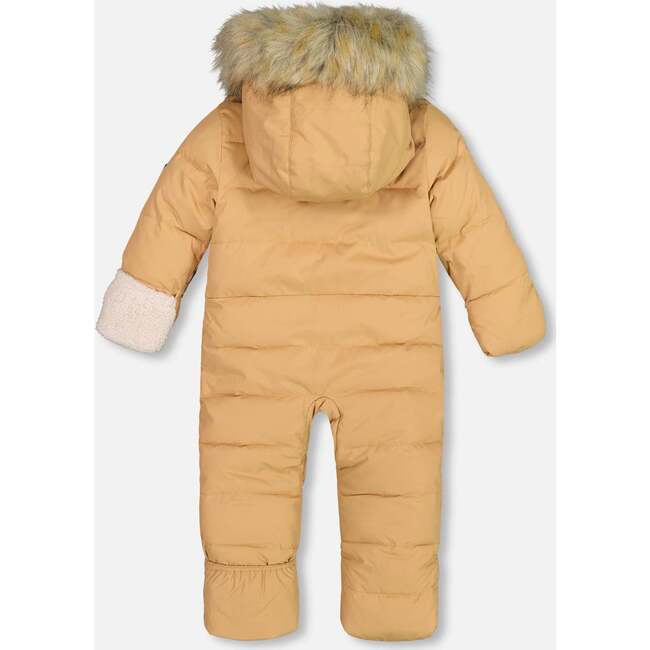 Baby Hooded One-Piece Snowsuit For Car Seat, Doe - Snowsuits - 4