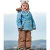 Baby Raccons Print High-Waist Overall 2-Piece Snowsuit, Sage - Snowsuits - 2