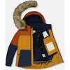 Color-Block Detachable Hood 2-Piece Snowsuit, Burnt Orange & Multicolors - Snowsuits - 3