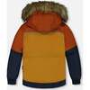 Color-Block Detachable Hood 2-Piece Snowsuit, Burnt Orange & Multicolors - Snowsuits - 4