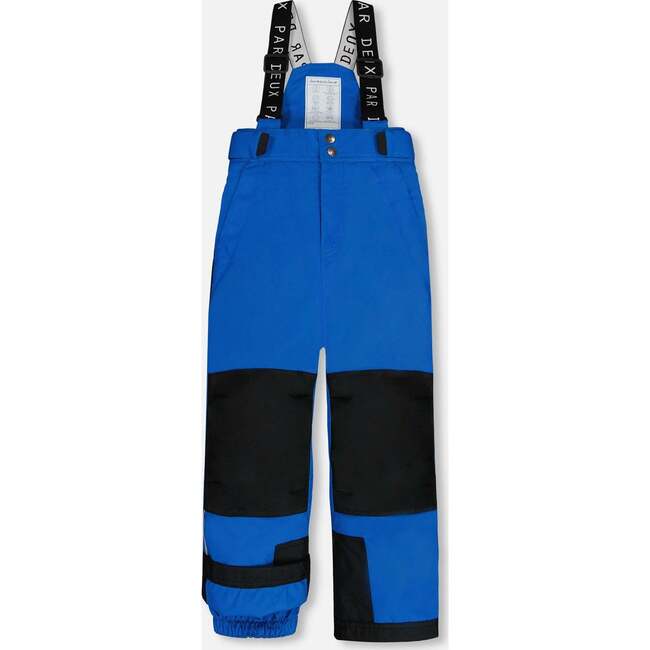 Bears Print Detachable Hood 2-Piece Snowsuit, Royal Blue - Snowsuits - 6