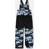 Bears Print Detachable Hood 2-Piece Snowsuit, Black & Blue - Snowsuits - 6