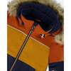 Color-Block Detachable Hood 2-Piece Snowsuit, Burnt Orange & Multicolors - Snowsuits - 7