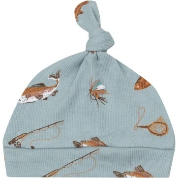 Trout Knotted Hat, Blue