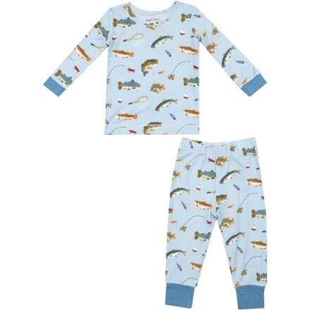 Fishing L/S Loungewear Set, Blue