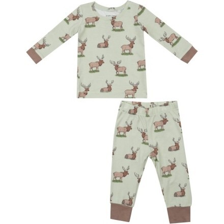 Elk L/S Loungewear Set, Green