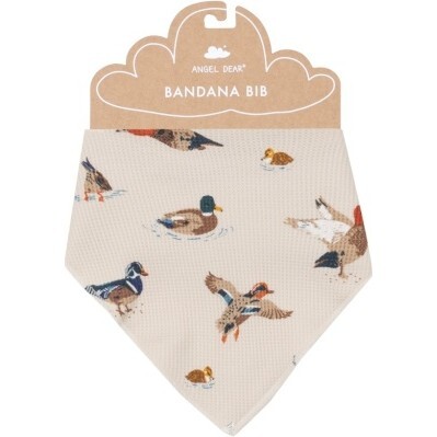 Ducks Bandana Bib, Brown