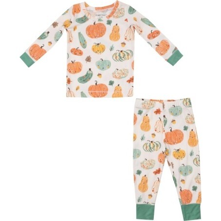 Crayon Pumpkins L/S Loungewear Set, Orange