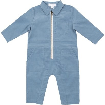 Cord Glacier Lake Retro Jumpsuit, Blue