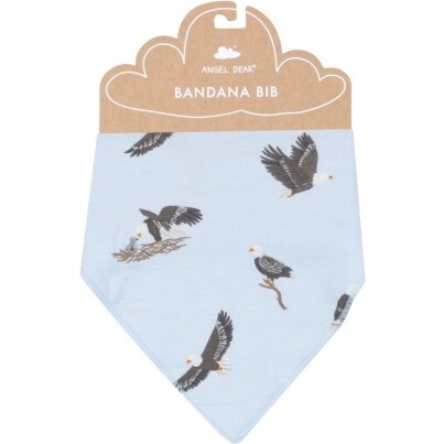 Bald Eagles  Bandana Bib, Blue