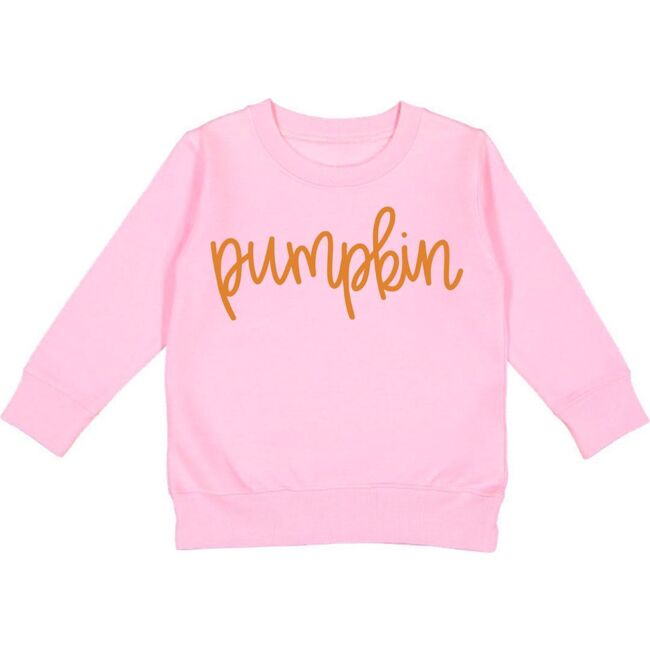 Pumpkin Sweatshirt, Pink