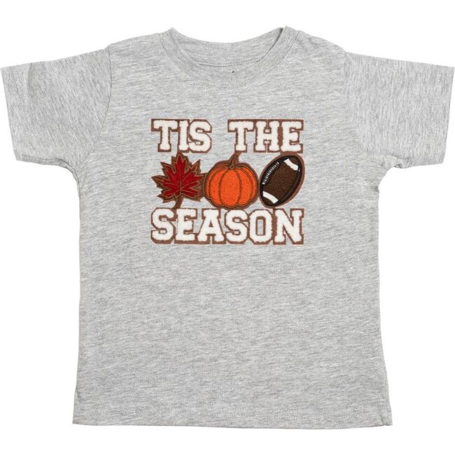 Tis The Season Pumpkin Patch Short Sleeve T-Shirt, Grey