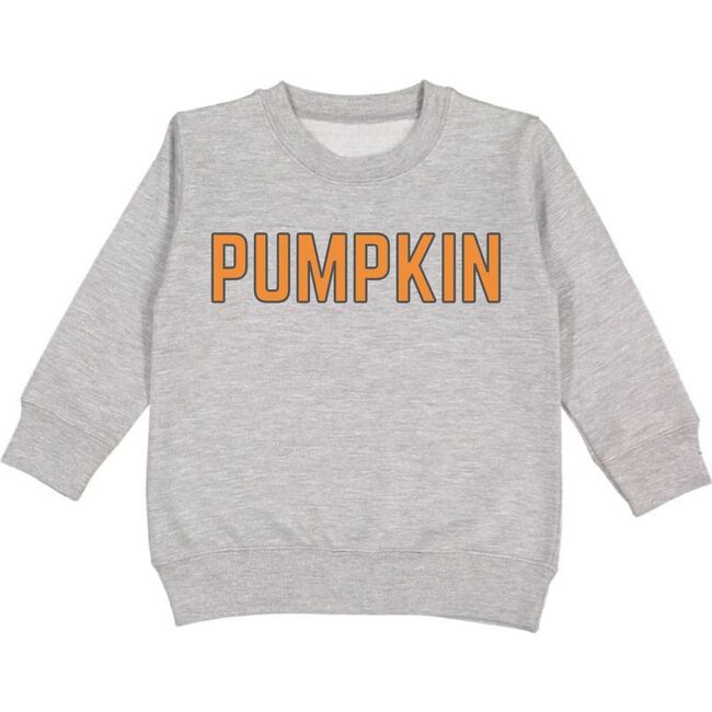 Pumpkin Sweatshirt, Grey