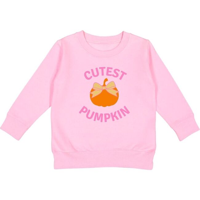 Cutest Pumpkin Sweatshirt, Pink