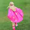 Superhero Star Leotard Cape Set, Pink - Costumes - 4