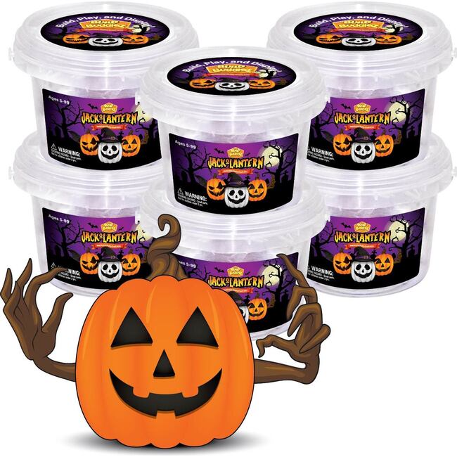 Build Buddiez Jack-O-Lantern Craft Kits - 6 pack