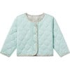 Lennox Reversible Quilt Buttoned Jacket, Savannah Stripe - Jackets - 2