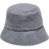 Women's Yuki Embroidered Logo Bucket Hat, Grey - Hats - 2