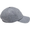 Women's Lo Embroidered Logo Baseball Cap, Grey - Hats - 2