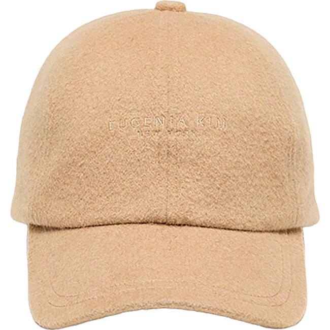 Women's Lo Embroidered Logo Baseball Cap, Camel