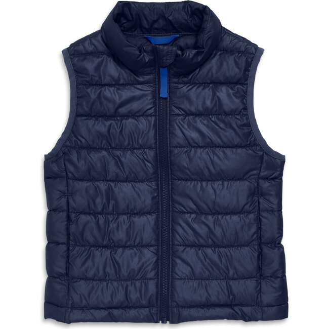 Kids Lightweight Puffer Vest, Navy