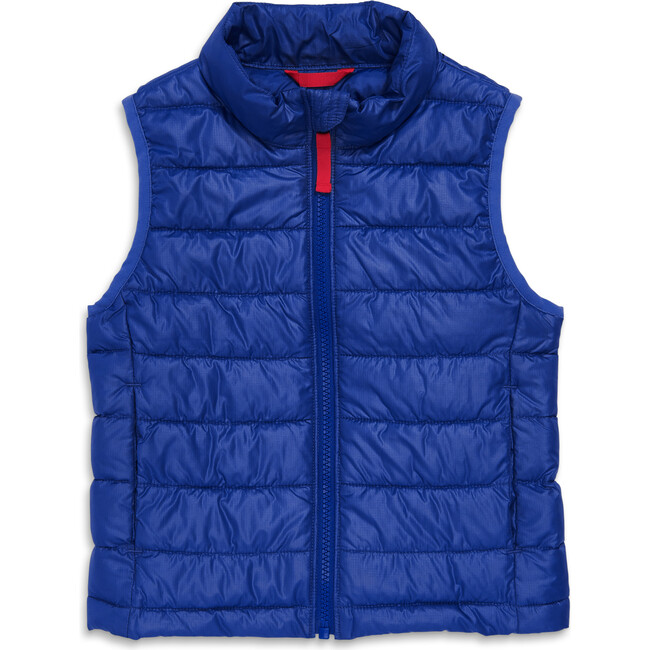 Kids Lightweight Puffer Vest, Cobalt