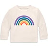 Baby Rainbow Sweatshirt, Oat Rainbow Graphic - Sweatshirts - 1 - thumbnail