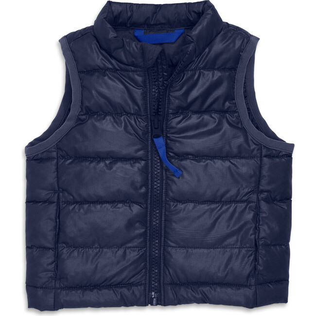 Baby Lightweight Puffer Vest, Navy