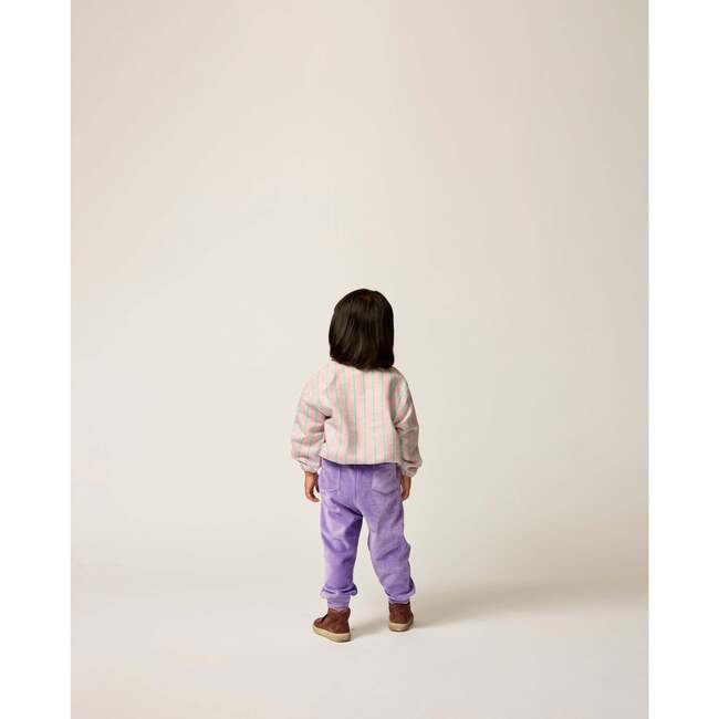 Velour Weekend Jogger, Violet - Sweatpants - 3