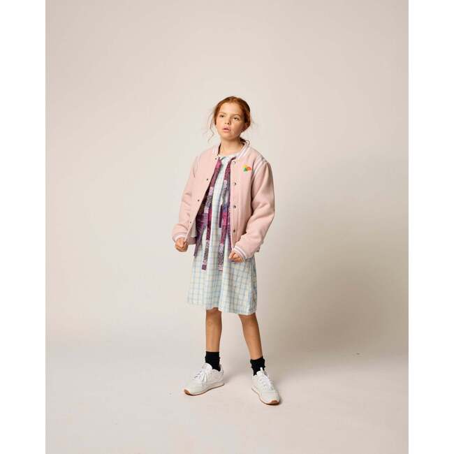 Adventure Varsity Jacket in Dusty Pink - Jackets - 2