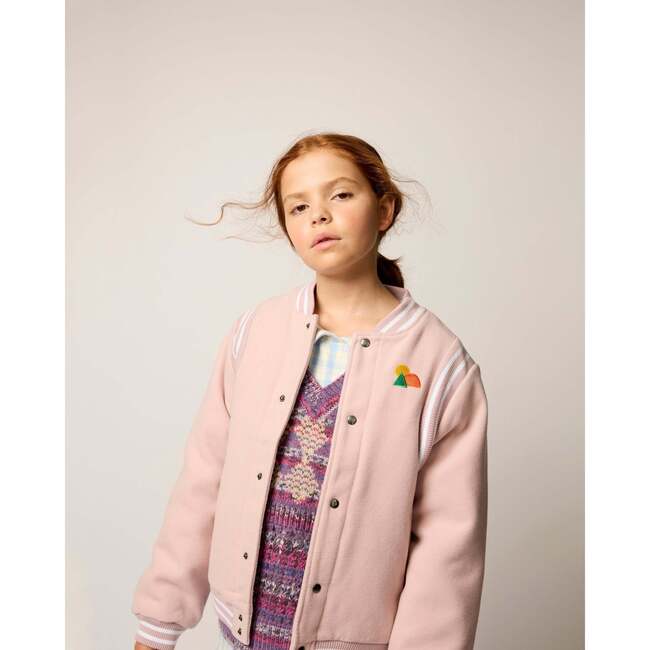 Adventure Varsity Jacket in Dusty Pink - Jackets - 3