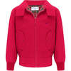 Carnaby Button-Up Neck Pocket Bomber Jacket, Pillar Box Red - Jackets - 1 - thumbnail