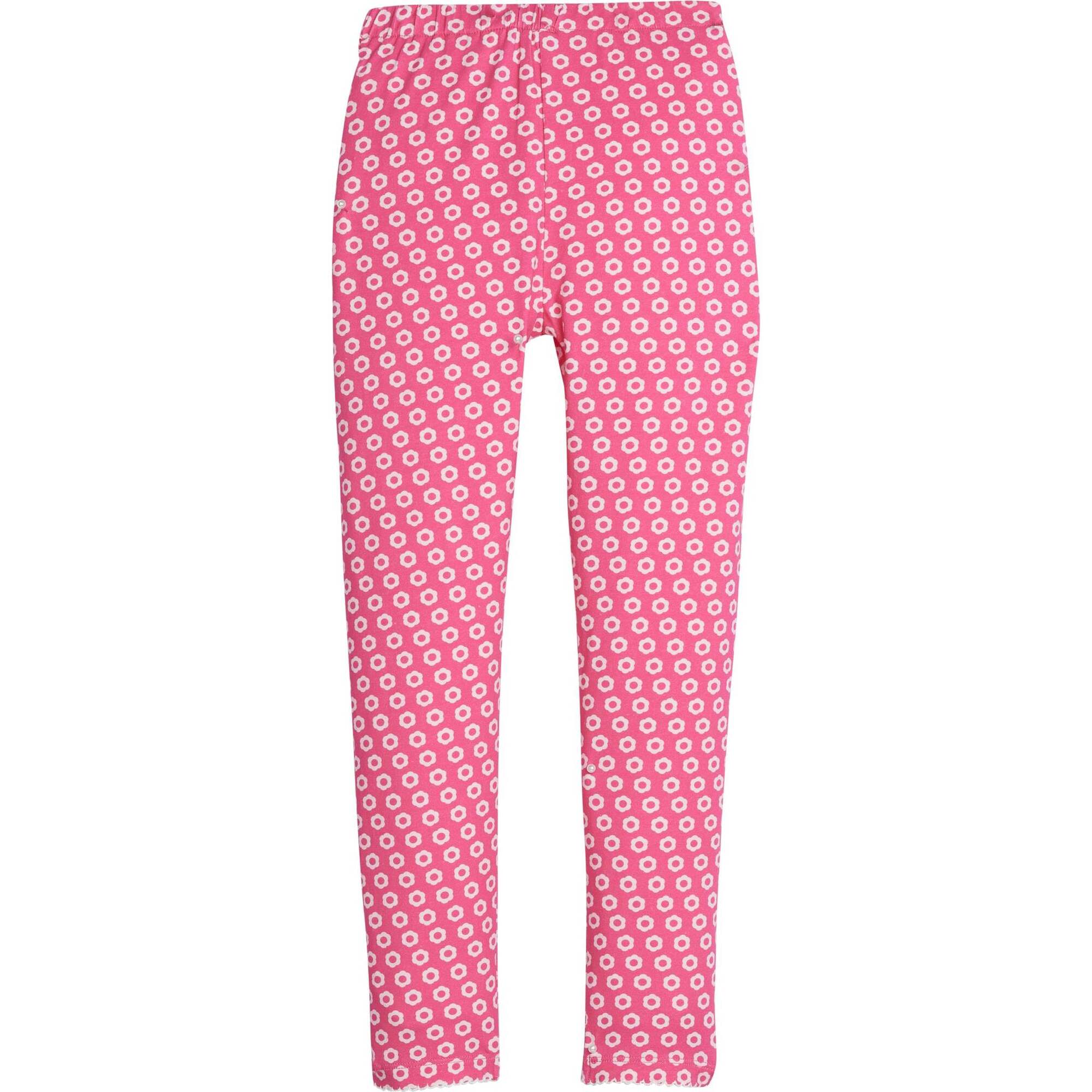 Soft Stretchy Pull-On Leggings, Bougainvillea - Leggings - 1